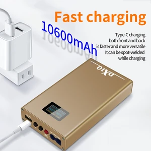Máquina Handheld Soldadora Spot, OLED Mos 8 Awg Spot Canetas para 18650, Folhas de Níquel, Carga Tipo-C, Ouro, 10600mAh, DX10, 4.2V, 6x300A 8 principais vendas maquina de soldar ouro - №4