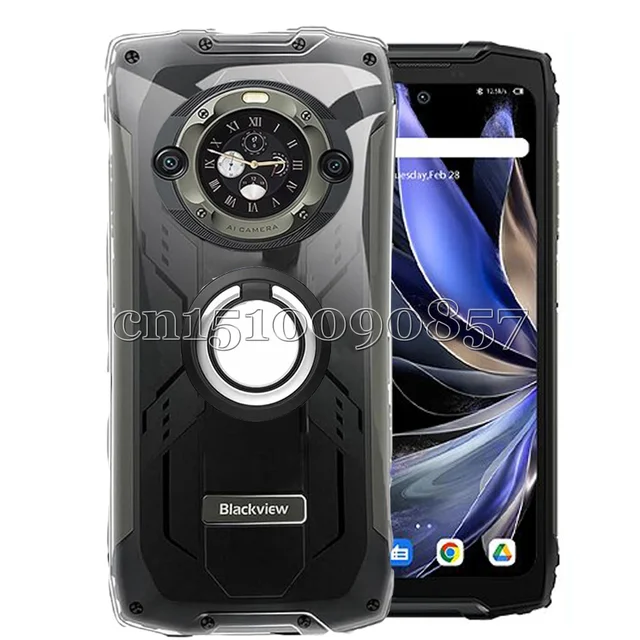 Etui na Blackview BV9300 Pro uchwyt pierścieniowy odporny na wstrząsy miękki pokrowiec z TPU na Blackview BV9300Pro Couqe Funda