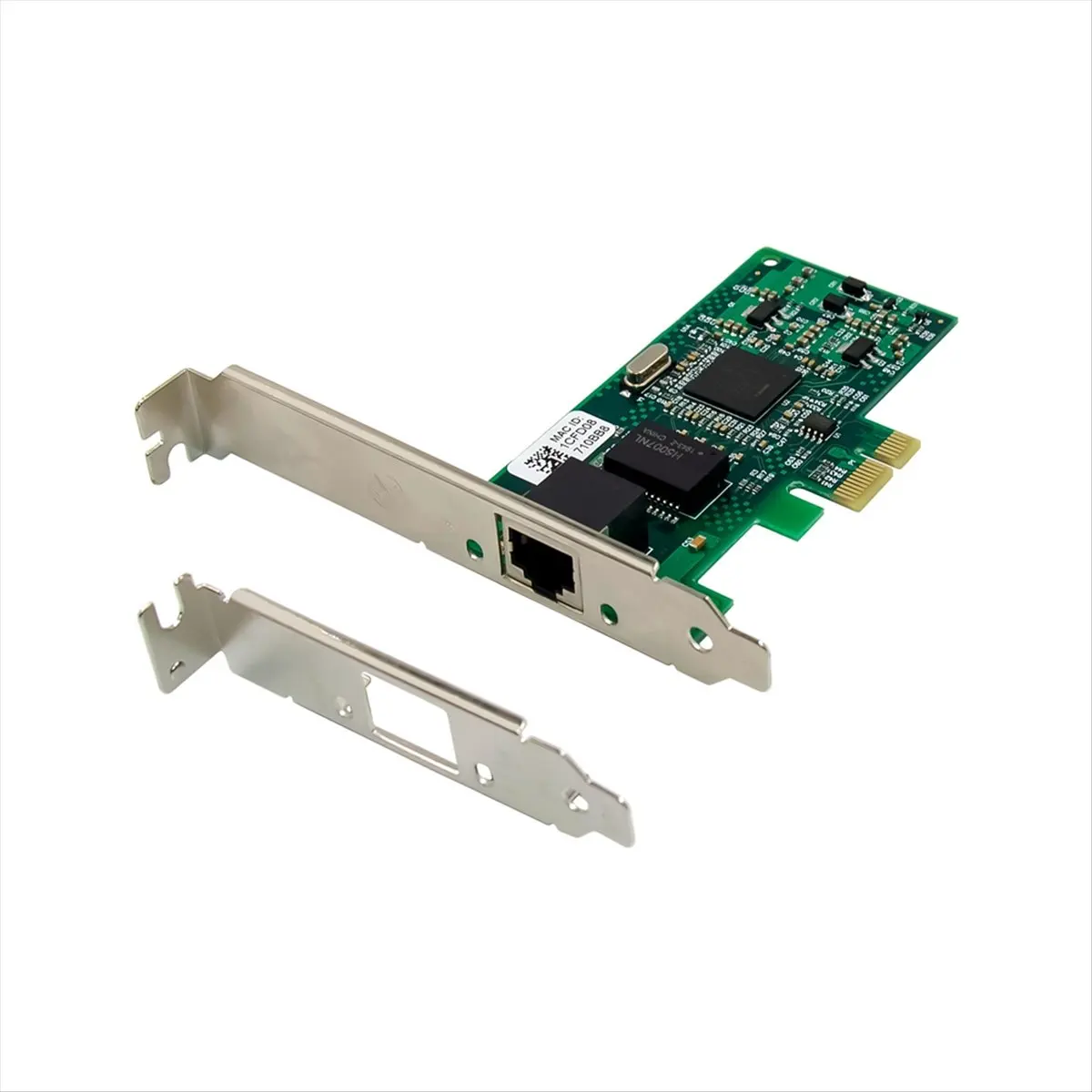 2026 جديد + بطاقة شبكة جيجابت 82573L PCIE-X1 منفذ واحد RJ45 بطاقة جيجابت إيثرنت عالية السرعة لنظام التشغيل Linux Win 7/8/10