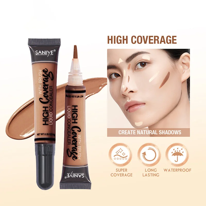 Face Make Up Concealer Acne Contour Palette Makeup Contouring Foundation Waterproof Full Cover Dark Circles Cream