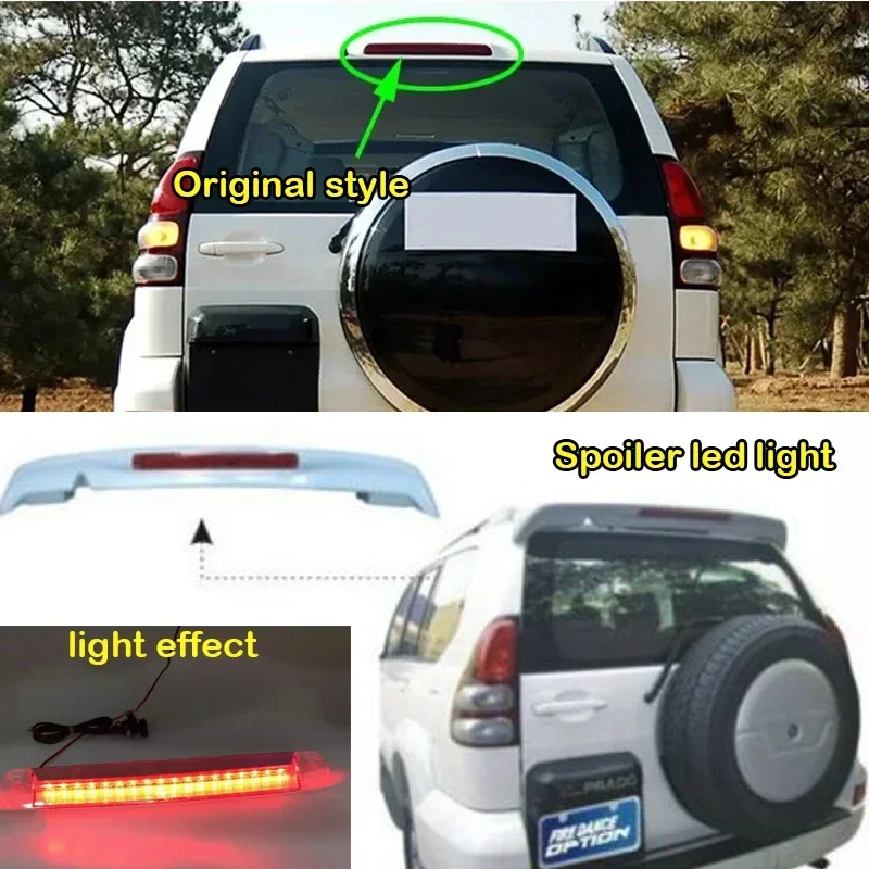 For Toyota Land Cruiser Prado LC120 Lexus Gx470 2003-2009 Car Rear Roof LED High Mount Brake Light Lamp