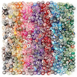 10pcs Resin Large Hole Beads Random Mix Color Loose Spacer Bead for Making Original Bracelet Earring Necklace Beaded Supplies