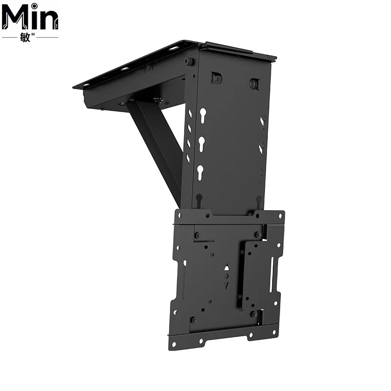 80KG Capacity Pull Down Flip Up TV Lift Stand Fits 32-85 Inch Ceiling Mounted TV Lift Mechanism