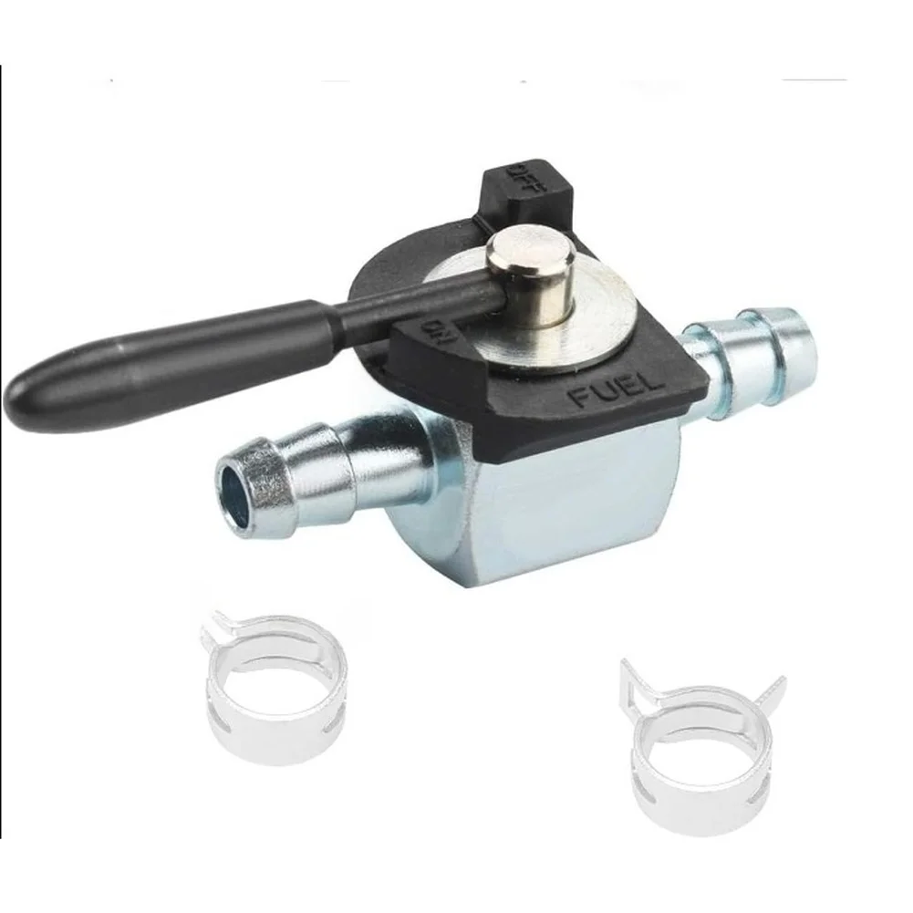Fuel Shut Off Valve for For OREGON 48568 Carburetor Replacement Part Black Silver 15 10 5cm 3 Piece Kit with Clamps