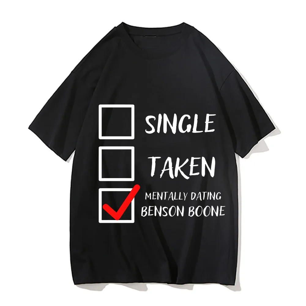 Single Taken Benson Boone T-shirt Hip Hop Manga/Comic Tshirt 100% Cotton Short Sleeve Casual Tee-shirt Print Men/Women T Shirt