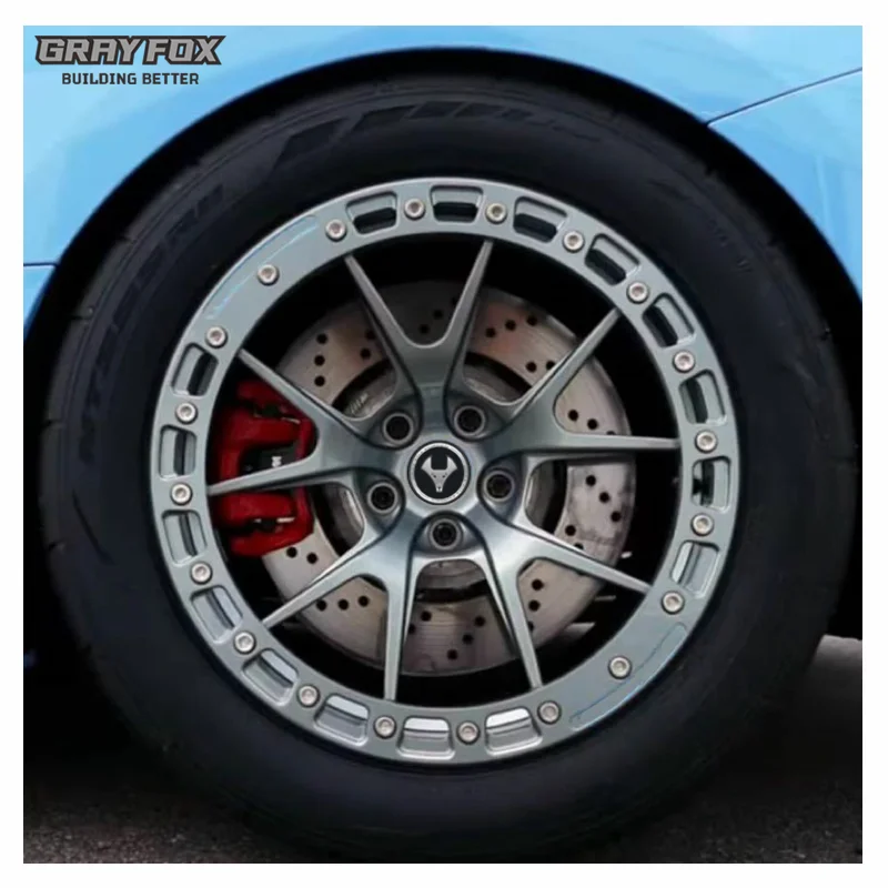 17X10.5 Aluminum Racing Car Beadlock Forged Wheels for BMW Benz Audi Corvette Supra Offset 40 PCD 5X112 Wheels Rims