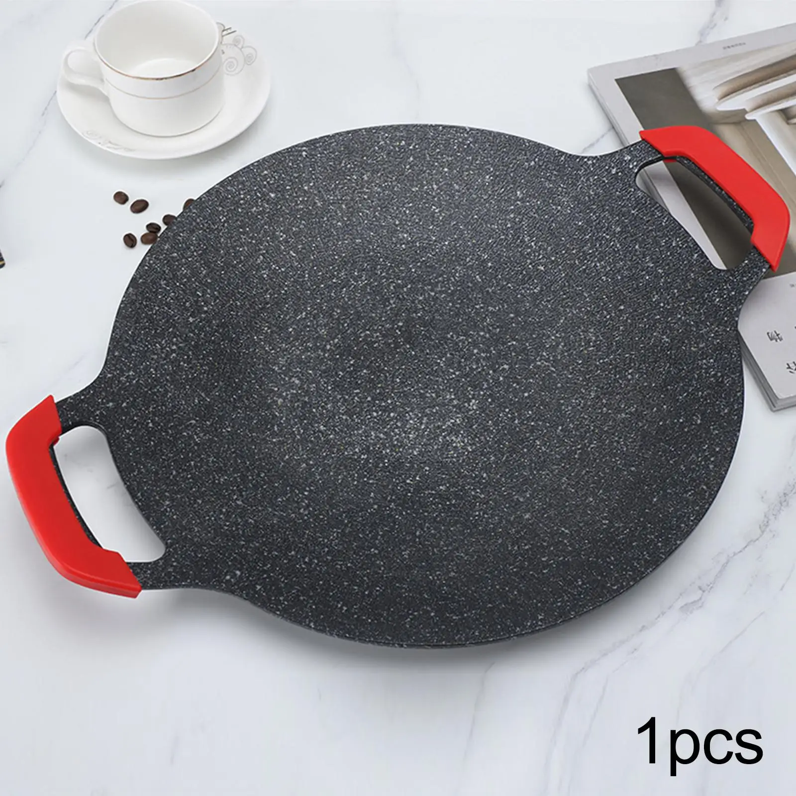 BBQ Barbecue Pan Handle Anti Scald Heat Insulated Grill Pan Handle for Soup Pot Sauce Pan Griddle Sauteing Grilling Pan Camping