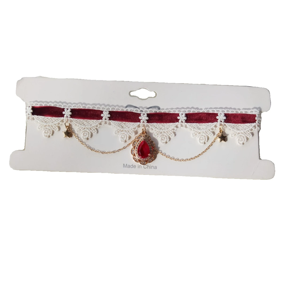 Lolita Lace Clavicola Catena Girocollo carino Harajuku Y2k Accessori Girly2k Collana a catena per ragazza calda