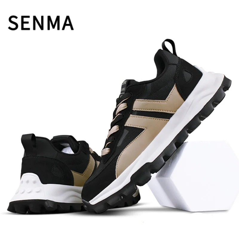 أحذية SENMA الرجالية نعل ناعم أحذية رياضية وترفيهية للزوجين سميكة القاع متعددة الاستخدامات أحذية رياضية كاجوال للنساء والرجال أحذية التنس/الجري