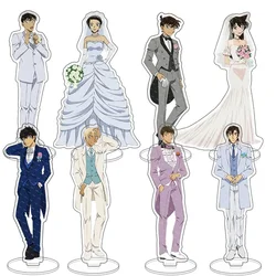 Detective Conan Anime Figure Acrylic Stand Cartoon Action Decoration Cosplay Model Plate Small Desktop Toy Bride Wedding Gift