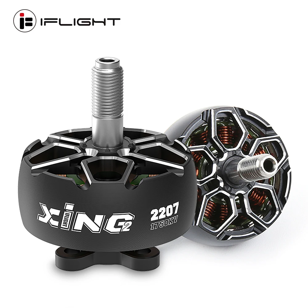 

IFlight XING2 2207 2750KV 4S 1750KV 6S FPV Unibell Brushless Motor With 5mm Titanium Alloy Shaft For Nazgul Evoque F5 Drone