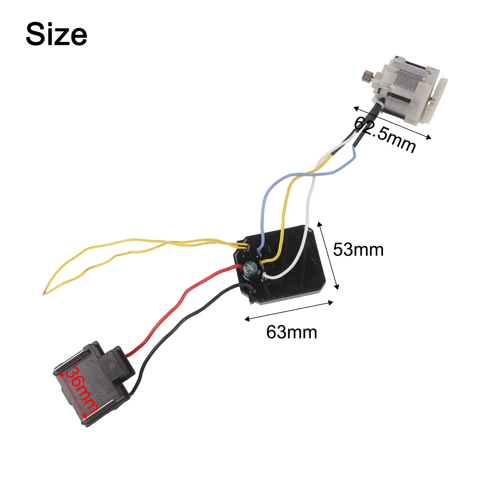 1 set di montaggio motore brushless motore a 14 denti per seghe a catena elettriche da 4 pollici 6 pollici 8 pollici accessori per macchine da taglio