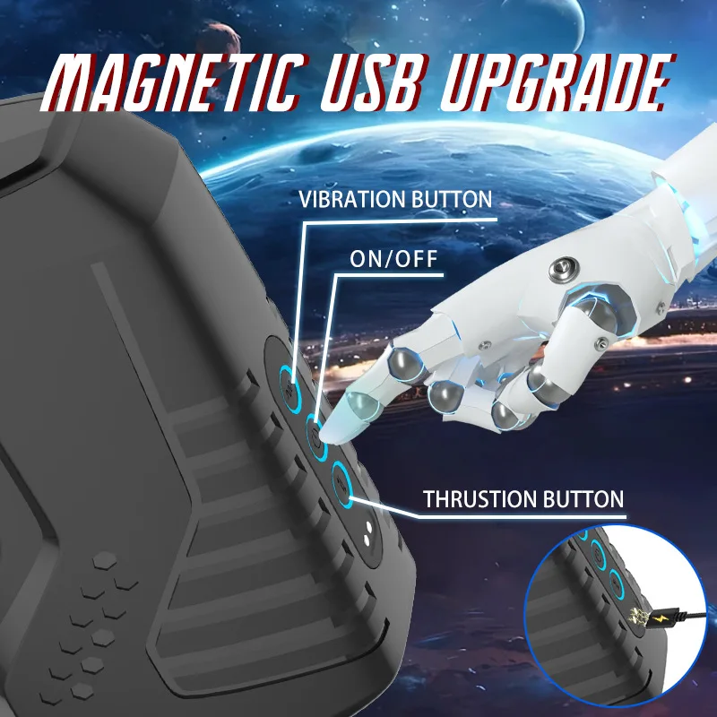 Mens Automatic Sucking Masturbator Vibration Thrusting Penis Trainer Massager Pussy Pocket Cocks Glans Stimulator Male Sex Toys view 5