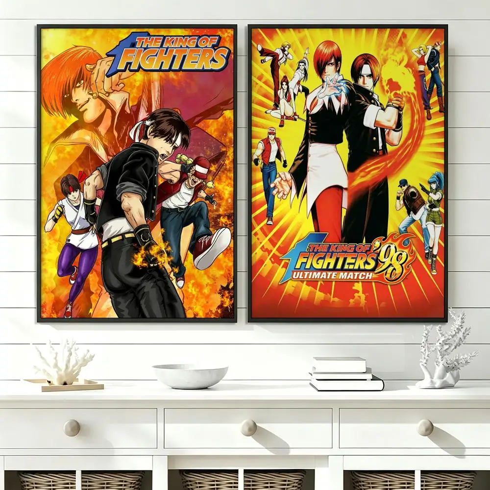 game The King of Fighters Poster Poster HD Trendy SelfAdhesive Wall Art Print For Living Room Bedroom Dorm Office Home Gift