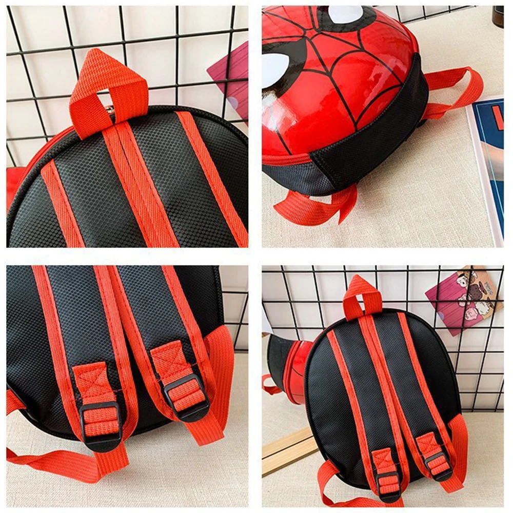 Marvel zaino Spiderman Super Heroes zaino da uomo bambini ragazzi scuola materna zaino Anime Cartoon 3D Stereo Boys Bag Kids