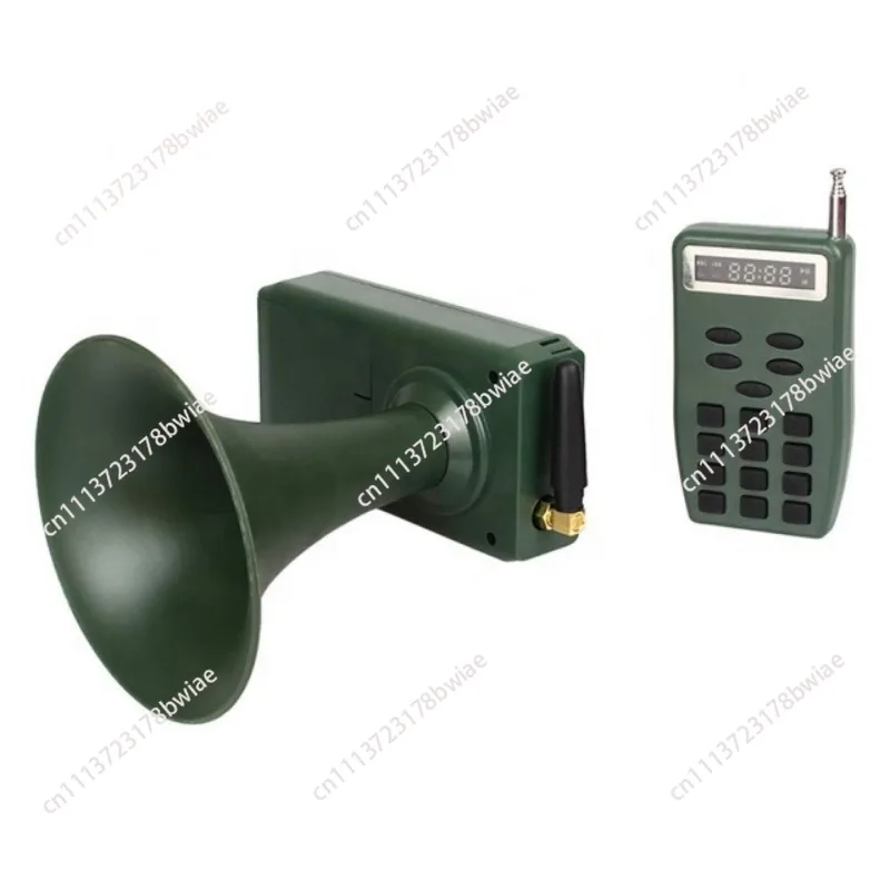 Outdoor electronic remote control loudspeaker bird call device cp380 model mp3 bird chirp player portable outdoor sound device