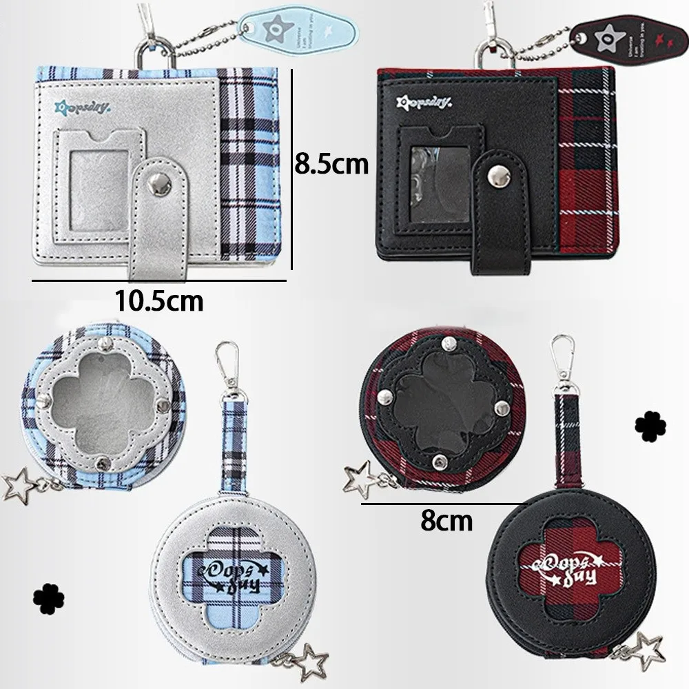 Borsa per carte scozzese alla moda Custodia per carte casual versatile portatile Zero Wallet