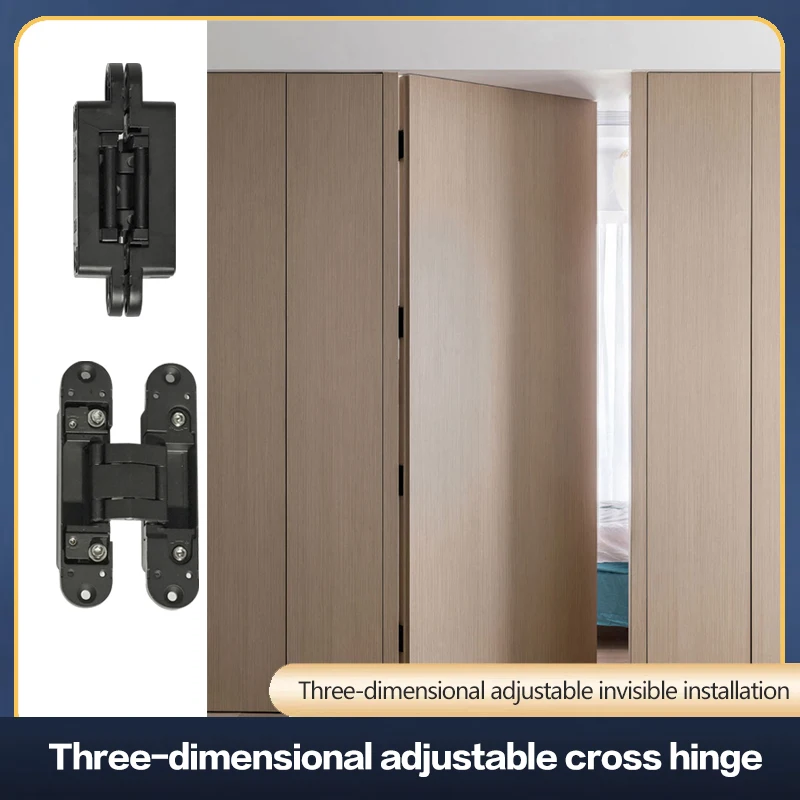 

Cross Hinge Three-Dimensional Adjustable Invisible Door Hinge Folding Door Hinge Hidden Hinge Outward-Opening Invisible Hinge