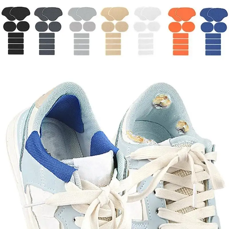 8 Pcs/Set Sneakers Heel Repair Shoe Side Damage Lining Patch Sticker Shoe Heel Wear Repair Patch Suitable Wide Range Of Shoes