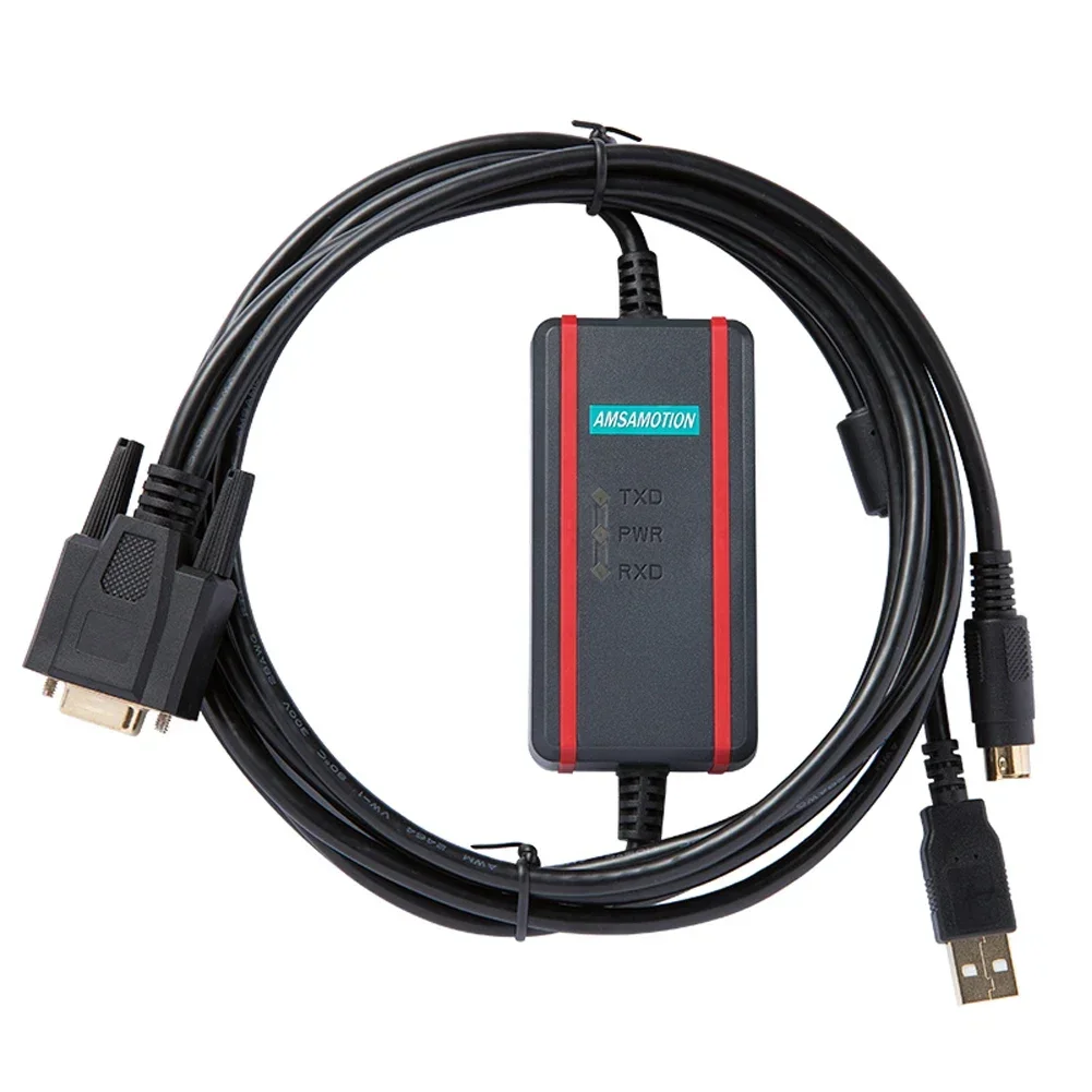 USB-1761-1747-CP3: geschikt voor Allen Bradley SLC5/03/04/05 MicroLogix 1000/1200/1500 PLC-programmeer- en downloadkabel.