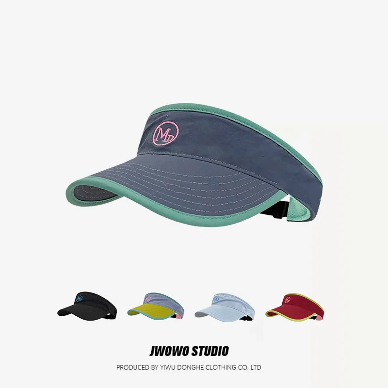 Quick-drying Color-matched Open-top Hat for Women Outdoor Activities Running Tennis Sun Protection Hat Lightweight Baseball Cap