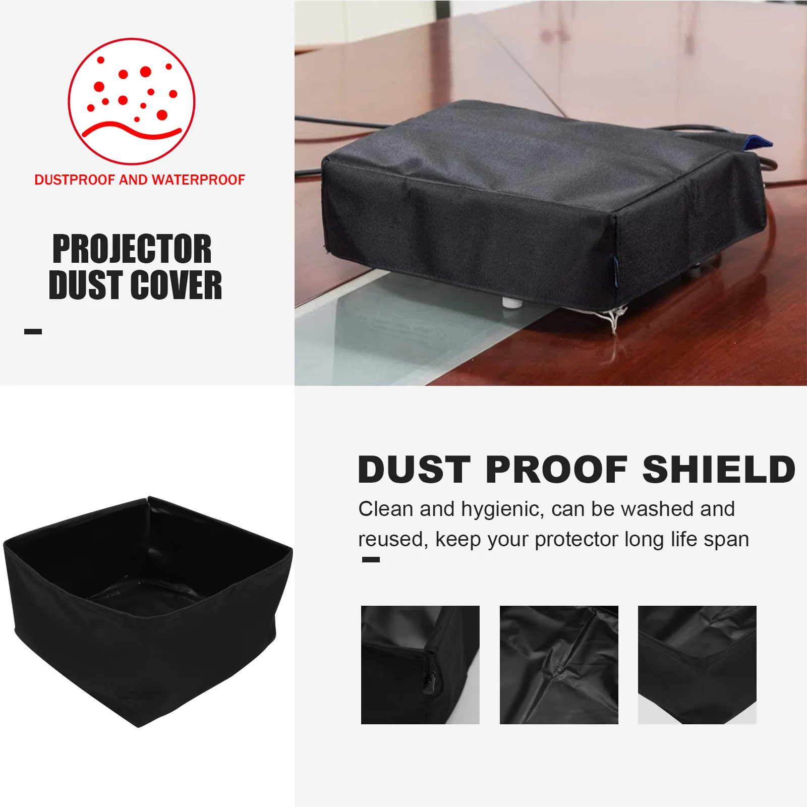 Projector Dust Cover Accessory Practical Protective Waterproof Almighty All-Round Machine Oxford Cloth -Proof