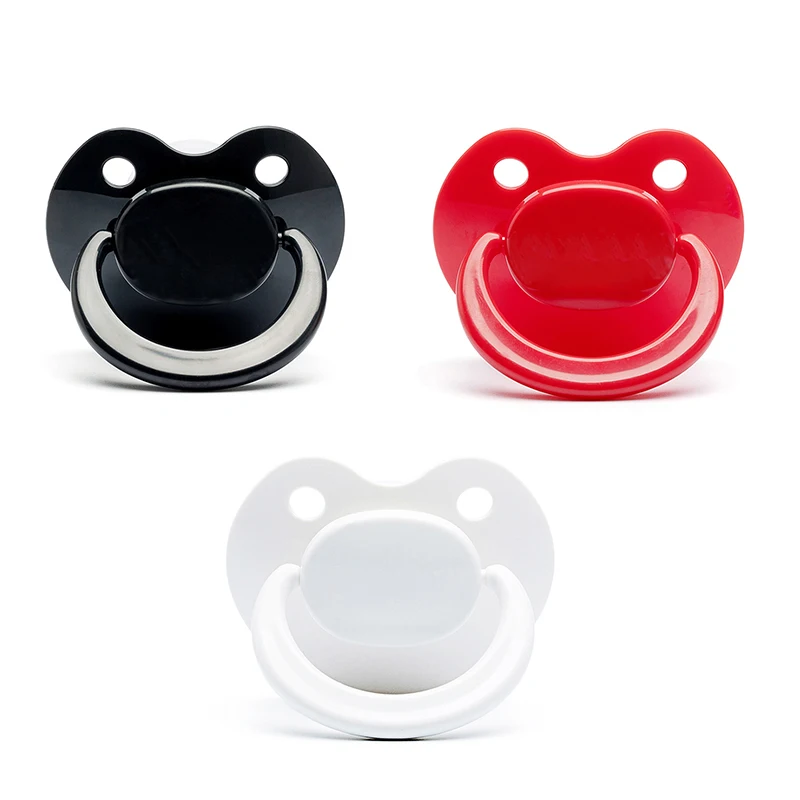 مصاصة سيليكون للكبار والأطفال ، حجم كبير ، لون قوس قزح ، لطيف ، للفتاة والصبي