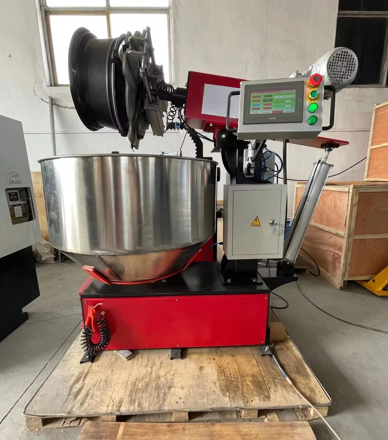 Fully Automatic Rims Refurbishment and Polishing Machine Aluminium Alloy Rims Repair Equipment