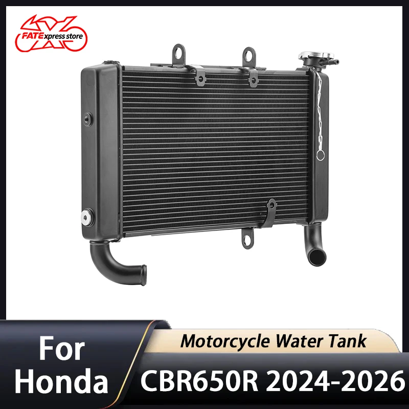 WOLFLINE Motorrad-Motor Aluminium-Kühler für Honda CBR650R CBR 650R 2024-2026 Wassertank Kühlsystem
