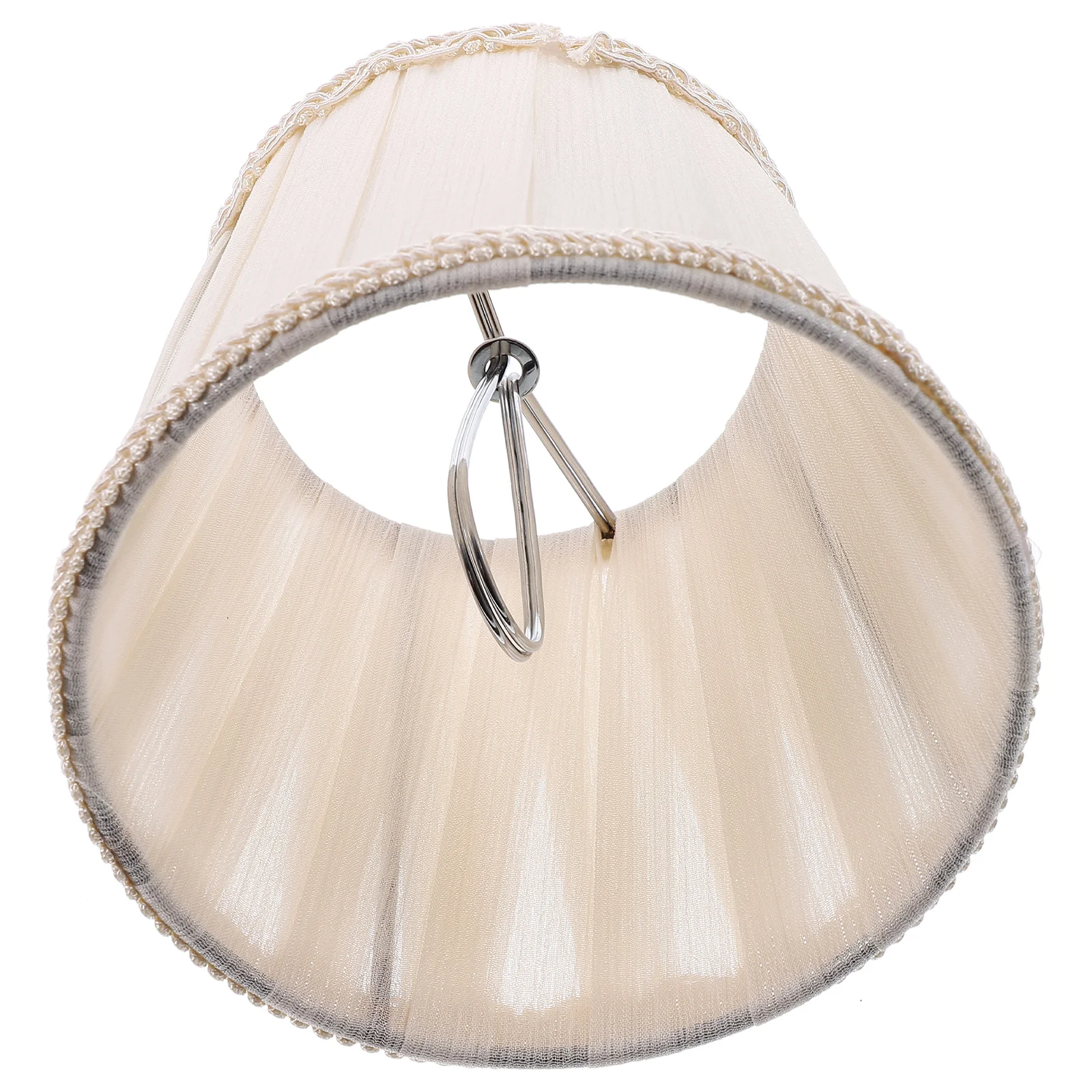 

Fabric Chandelier Lampshade Lampshades for Table Simple Beige Replacement Soft Light