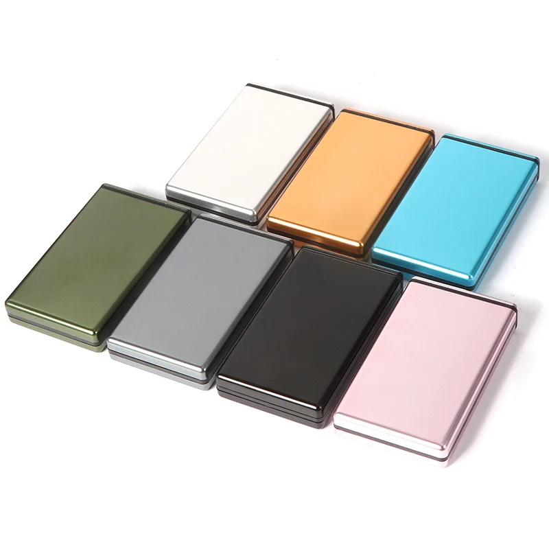 20 Cigarettes Metal Cigarette Case Tobacco Case Cigar Holder Capacity Pocket Box Holder Portable Storage Container