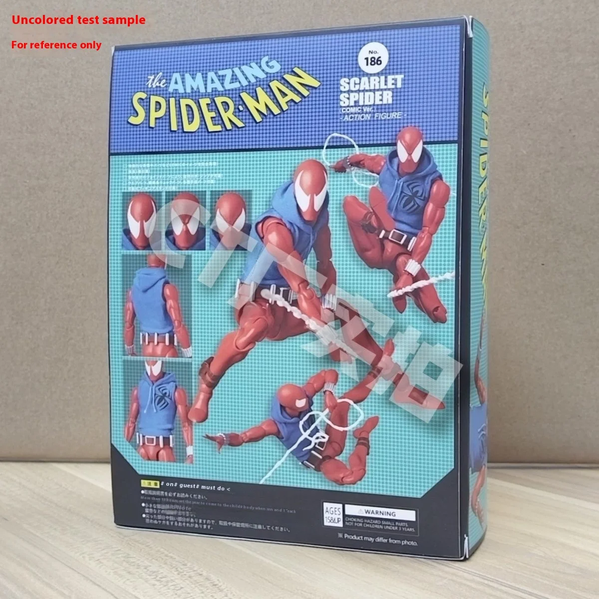 Nuevos juguetes CT Spiderman Mafex 186 figura Scarlet Spider el increíble Spider-Man figura de acción de cómic modelo estatuilla chico juguete para regalo