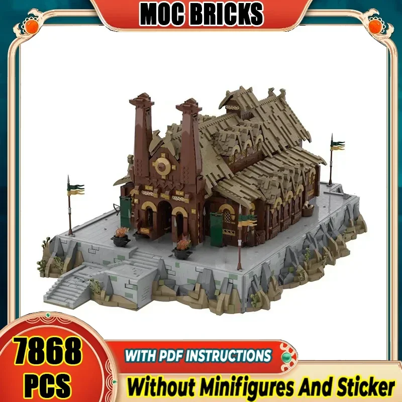 

Волшебные кольца Moc, строительные блоки, сцена из фильма, UCS, Золотой зал, модель замка, кирпичи, сделай сам, сборка, вид на улицу, игрушки, подарки