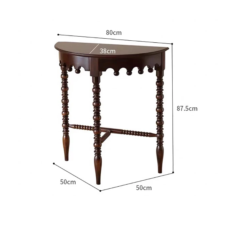Vintage Luxury Console Tables Mid Century Roman Elegant Rustic Console Tables Beauty Classic Bureau Furniture Home Living Room