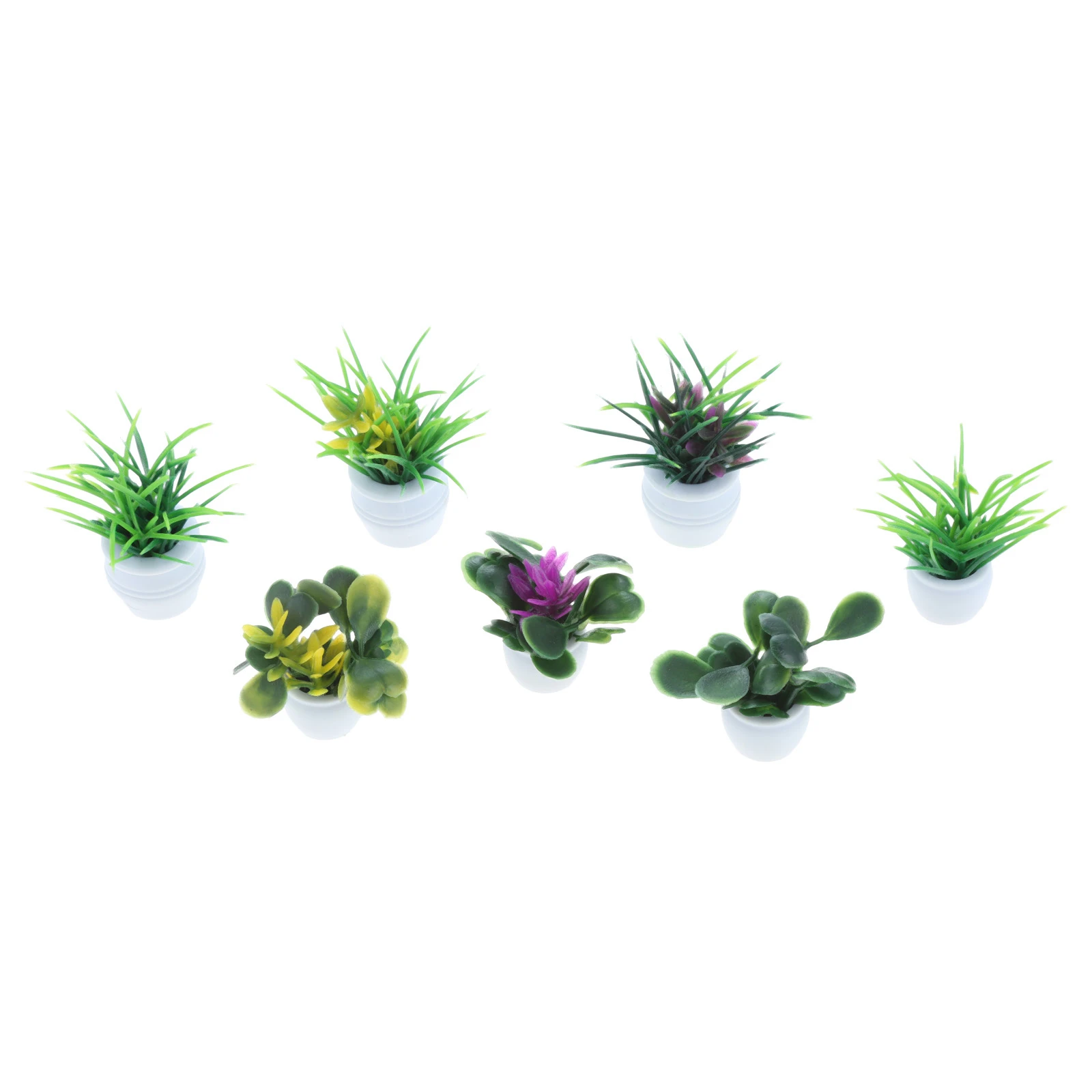 7 шт., миниатюрные цветочные горшки в стиле хо