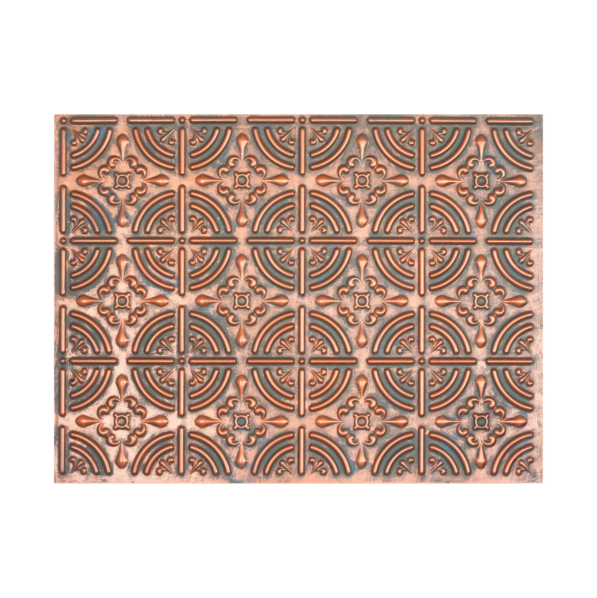 Distress Tin Ceiling Tiles suspended ceiling panels PLB18 Rustic copper 10tiles/lot