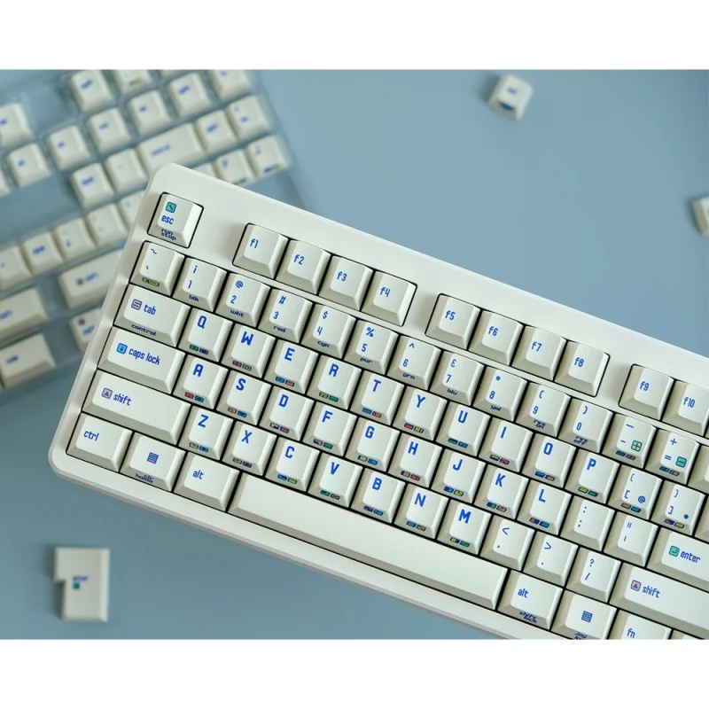 Imagem -03 - Keycaps Commodore 64 Cherry Profile Dye-sublimação Pbt Keycap Tecido 61 68 71 84 87 980 104 108 C64