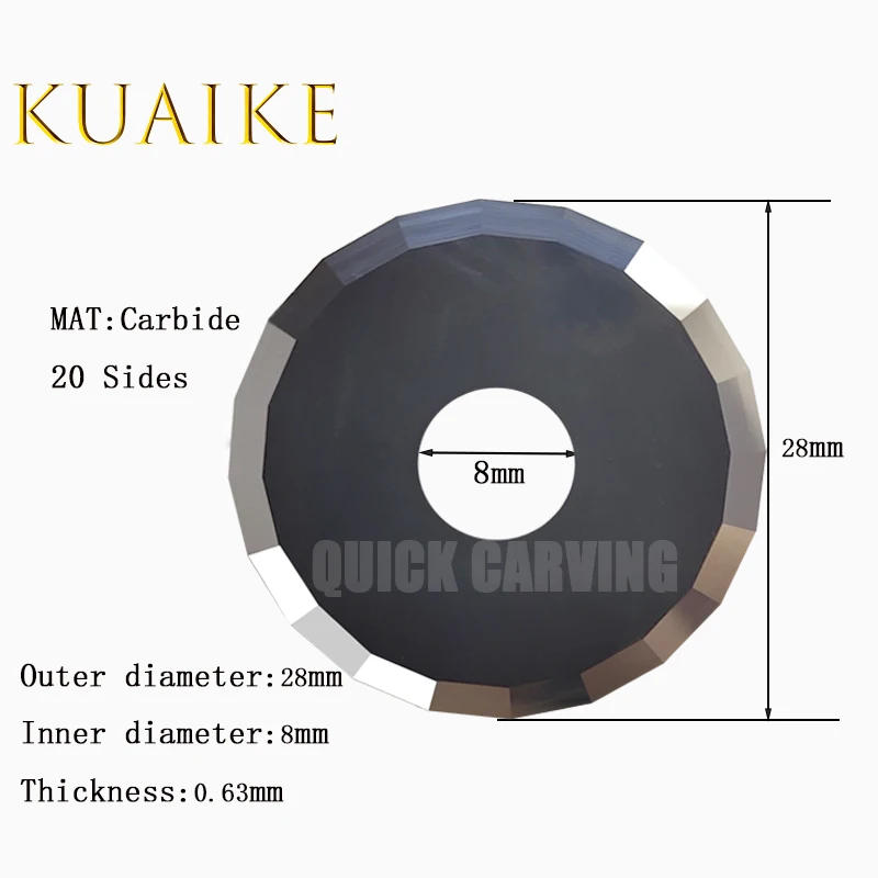 5 قطعة كربيد التنغستن الصلب جولة تهتز سكين التصنيع باستخدام الحاسب الآلي راوتر القواطع 28 مللي متر JWEI AOL RZCUT AOKE IECHO ATOM EMMA Ruiking