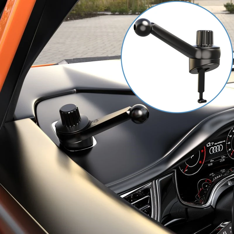 17mm Universal Car Air Vent Clip Bracket 360 Degrees Rotating Ball Head Hook For Car Phone Holder Stand Magnetic Car Phone Mount