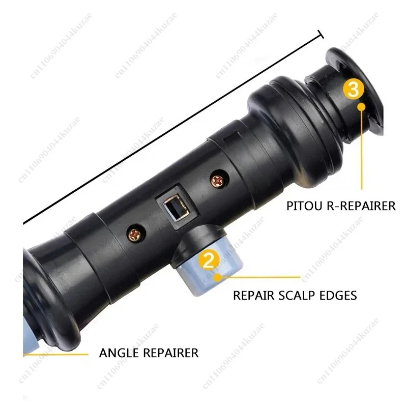 3-in-1 Multifunctional Repair Tool for Billiard Cue Leather Tip Curvature and Angle Trimming