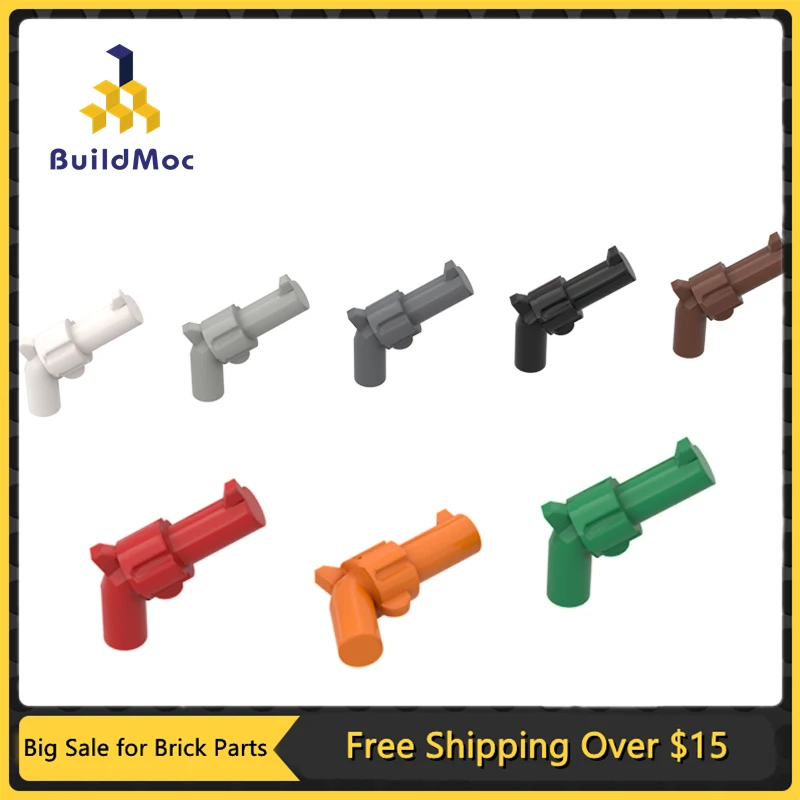 10Pcs MOC Parts 30132 Revolver Compatible Bricks DIY Assmble Building Blocks Particle Kid Puzzle Brain Toy Gift