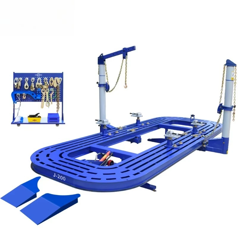 Banco de asador de marco de coche, soporte de máquina de soldadura de tubo de acero para trabajo de carrocería de coche, para reparación de automóviles