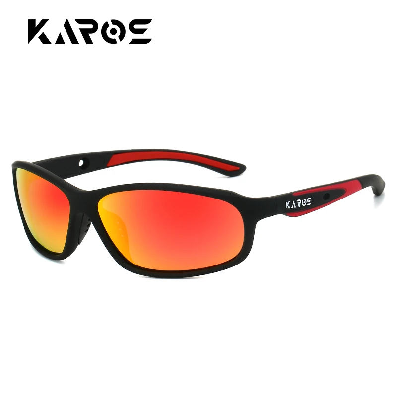 Karos الاستقطاب النظارات الشمسية الرجال الدراجات الرياضة نظارات امرأة دراجة دراجة في الهواء الطلق UV400 نظارات حماية الصيد القيادة نظارات