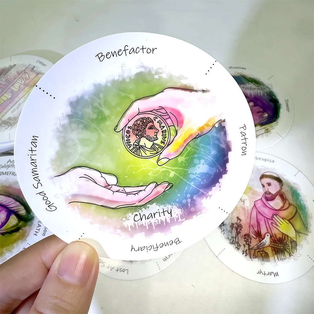 過去の人生を明らかにするオラクルカード – 87枚のラウンドタロットデッキ、英語の占いとガイダンスのボードゲーム