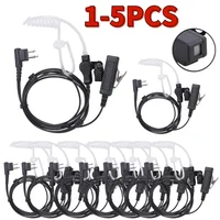 Auriculares con micrófono PTT, audífonos internos con tubo acústico de aire, para Motorola TYT Baofeng UV-5R, Radio CB, Walkie Talkie, BF-888S
