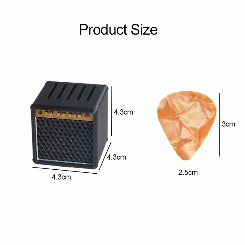 Guitar Pick Holder with 5 Slots for Guitar Accessories Large-Capacity Portable Guitar Picks Organizer Picks Storage Display TMZ