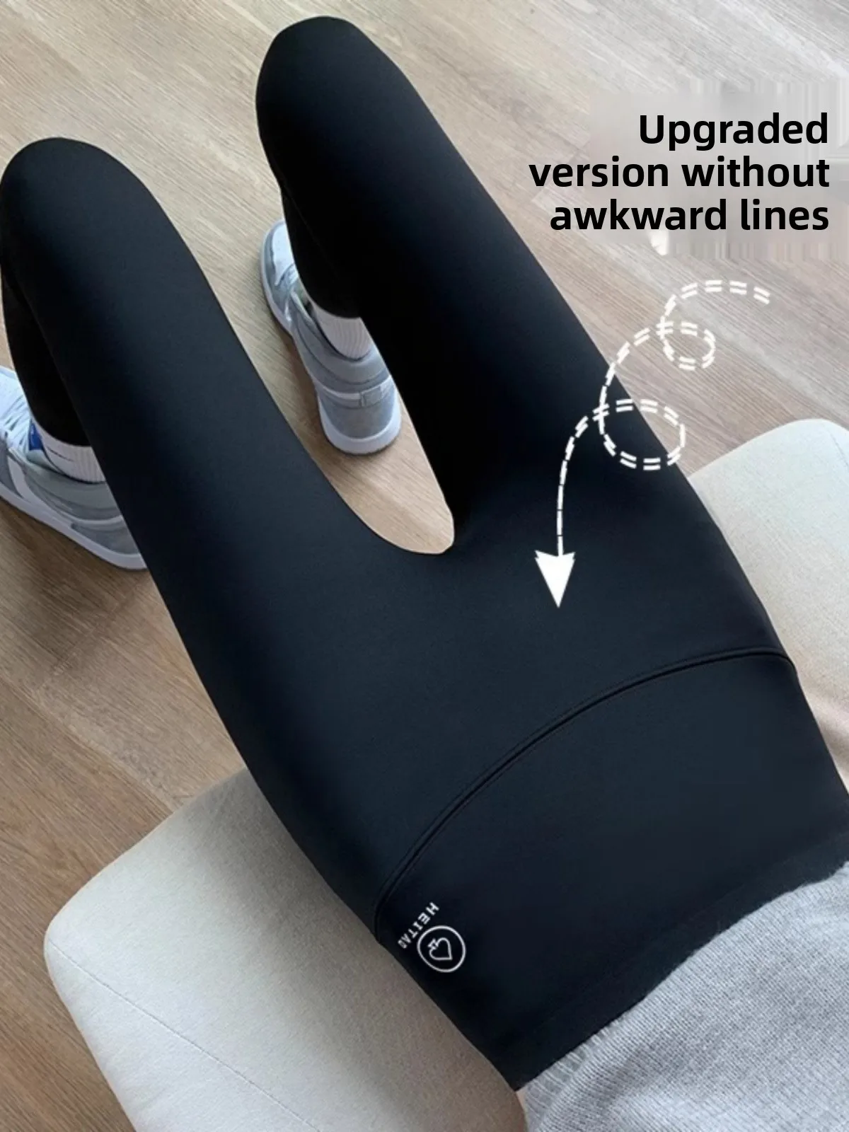 

Женские утепленные леггинсы с высокой талией для йоги, осенне-зимние, черные, с эффектом похудения, с узором под кожу, повседневные длинные брюки