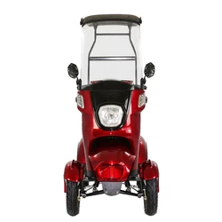 Anlochi good selling 60V 500W 20Ah powerful electric scooter with roof mobility Escooter for elder and disable