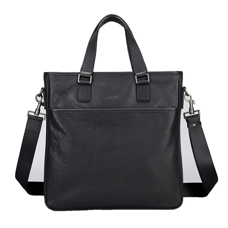 Echt leder Handtaschen Männer Umhängetasche erste Schicht Rindsleder lässig Business Retro Aktentasche Laptop tasche