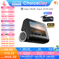 【NEW】70mai 4K A800SE Upgraded Version of 70mai A800S 2160P HDR Dual-Channal Supported Supercapacitor GPS ADAS Global Version